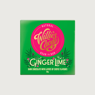 Willie's Cacao - Ginger Lime, Dark 70%