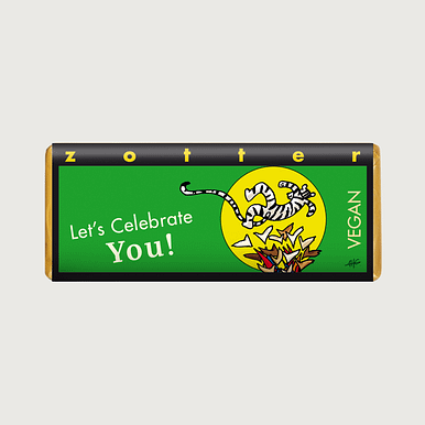 Zotter - 'Let's Celebrate You!', Hazelnut Brittle, Dark 70%