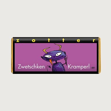 Zotter - 'Plummy Krampus' Plums & Rum, Dark Milk 60%