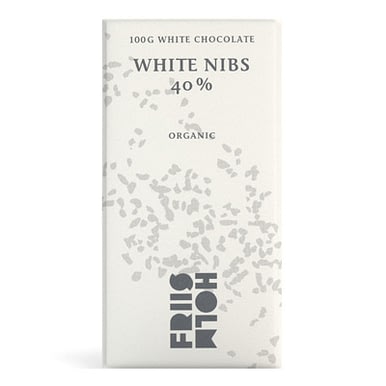 Friis Holm - White 40% with Cocoa Nibs