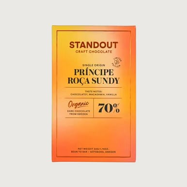 Standout Chocolate - Principe, Roça Sundy, Dark 70%