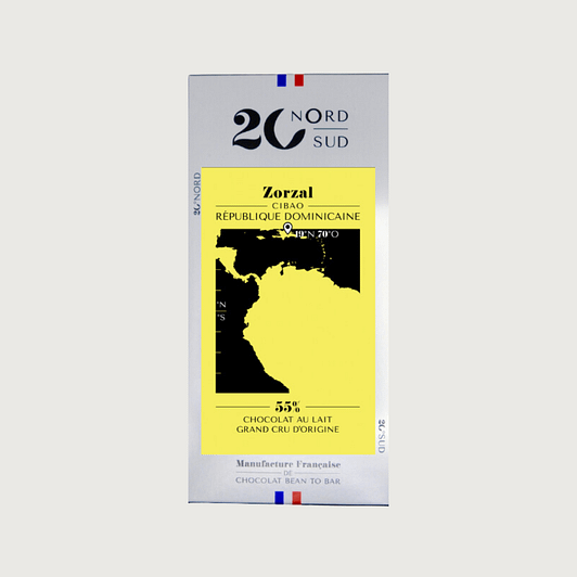 20°Nord 20°Sud - Zorzal, Dominican Republic, Dark Milk 55%