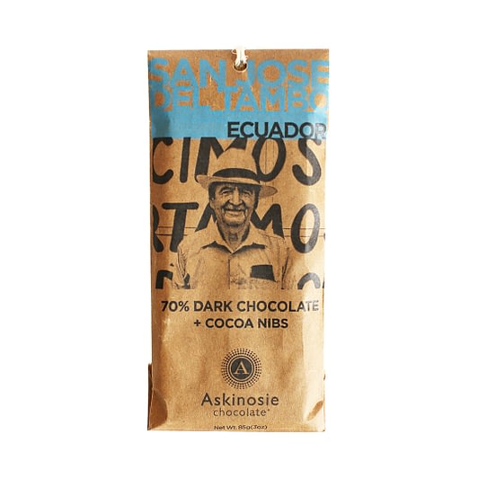 Askinosie - San Jose Del Tambo 70% with Cocoa Nibs