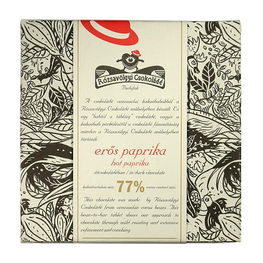 Rózsavölgyi Csokoládé - Dark Chocolate 73% with Hot Paprika