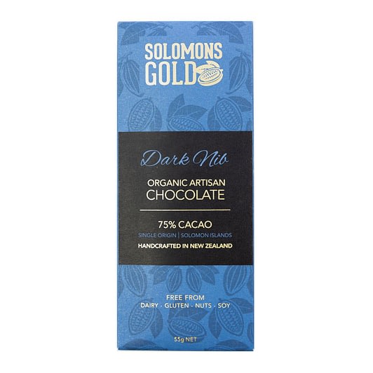 Solomons Gold - 75% Dark with Nibs