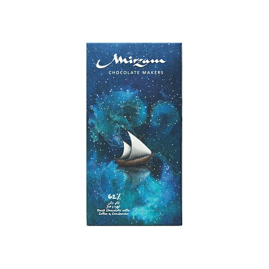 Mirzam - Coffee & Cardamom Dark Chocolate 62%