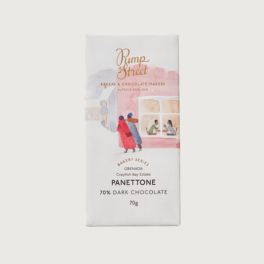 Pump Street Chocolate - Panettone, Grenada, Dark 70%
