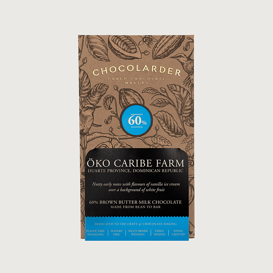 Chocolarder - Öko Caribe, Brown Butter Milk 60%