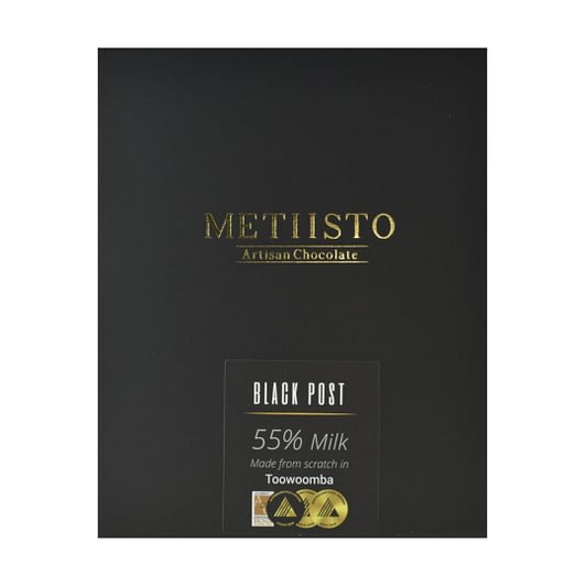 Metiisto - Black Post, Solomon Islands 55% Milk