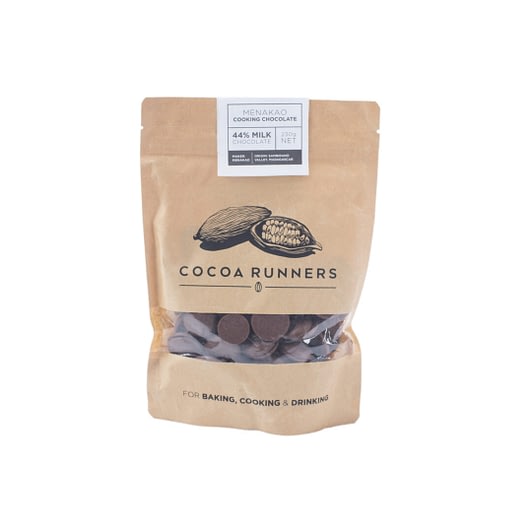 Cocoa Runners Cooking & Baking 44% Milk Chocolate 230g