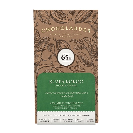 Chocolarder - Kuapa Kokoo, Ghana 65% Dark Milk