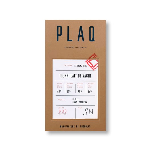 Plaq - Idukki, India 58% Milk