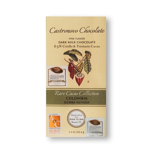 Castronovo - Sierra Nevada, Colombia 63% Dark Milk