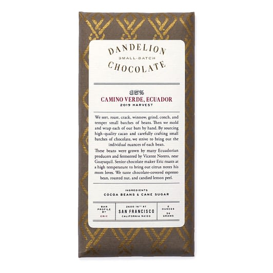 Dandelion - Camino Verde, Ecuador 85% Dark