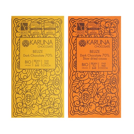 Compare the Drying - Karuna Belize 70% Dark