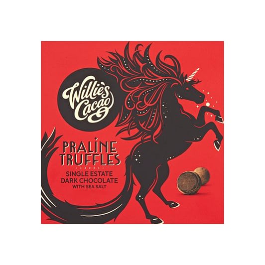 Willie's Cacao - Dark Chocolate Praline Truffles with Sea Salt