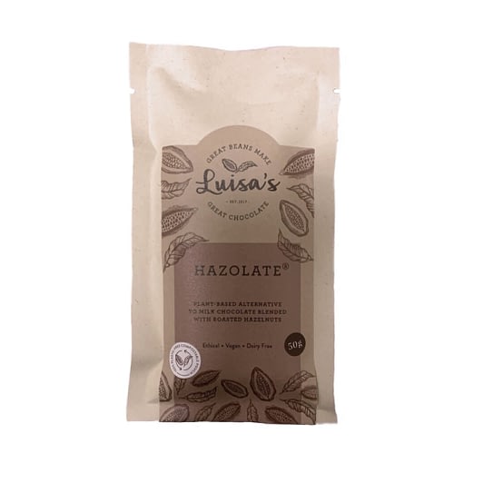 Luisa's Vegan Chocolates - 'Hazolate' Mylk Chocolate