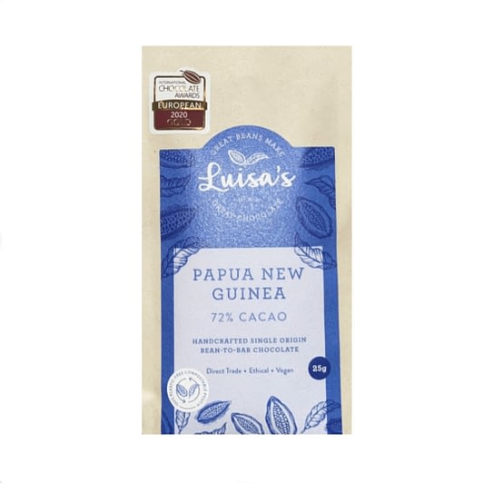 Luisa's Vegan Chocolates - Papua New Guinea, 72% Dark