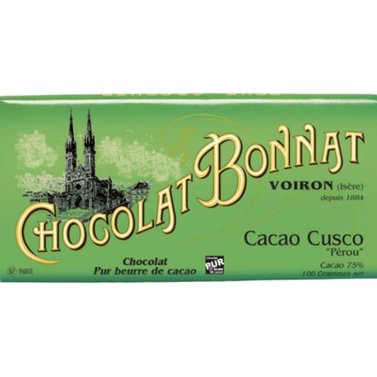Bonnat - Cacao Cusco, Peru, Dark 75%