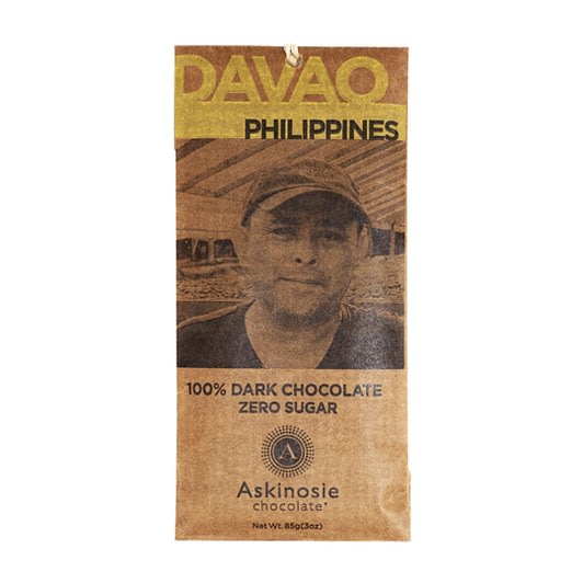 Askinosie - 100% Davao Philippines Dark Chocolate Bar
