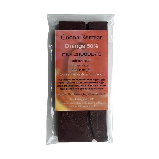 Cocoa Retreat - Milk Esmereldas with Caramelised Orange