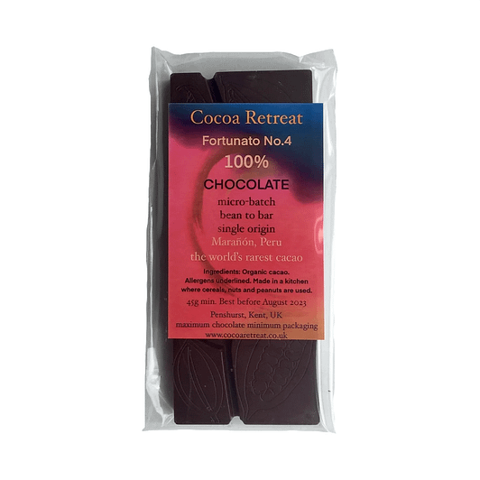 Cocoa Retreat - Maranon, Peru, 100% Dark Chocolate