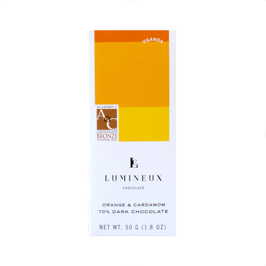 Lumineux - Uganda Orange & Cardamom, Dark 70%