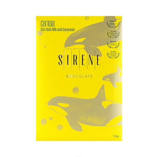 Sirene - Ch'abil, Lachua, Guatemala, Dark Milk 65% with Cardamom