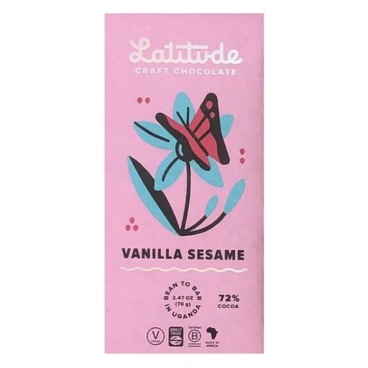 Latitude - Dark 72% with Vanilla and Sesame