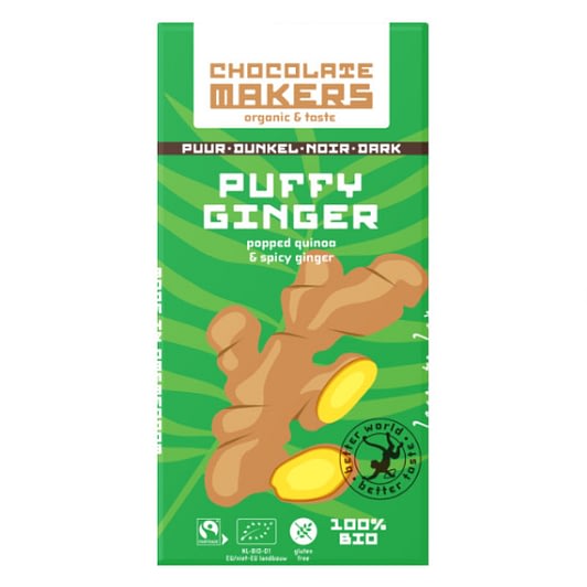 Chocolatemakers - Peru, Dark 60% with Puffy Quinoa and Ginger