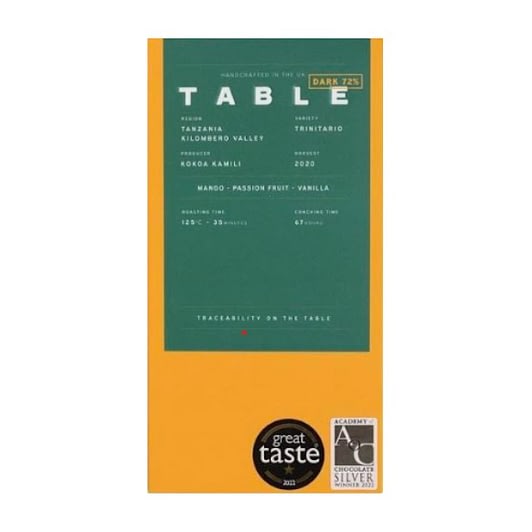 Table - Kokoa Kamili, Tanzania, Dark 72%