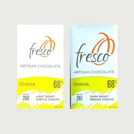 Compare the Roast and Conche: Fresco - ABOCFA 68%