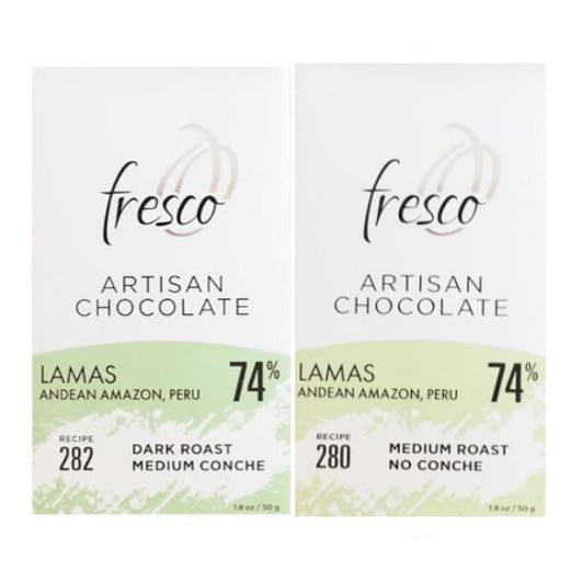 Compare the Roast and Conche: Fresco - San Martin 74%