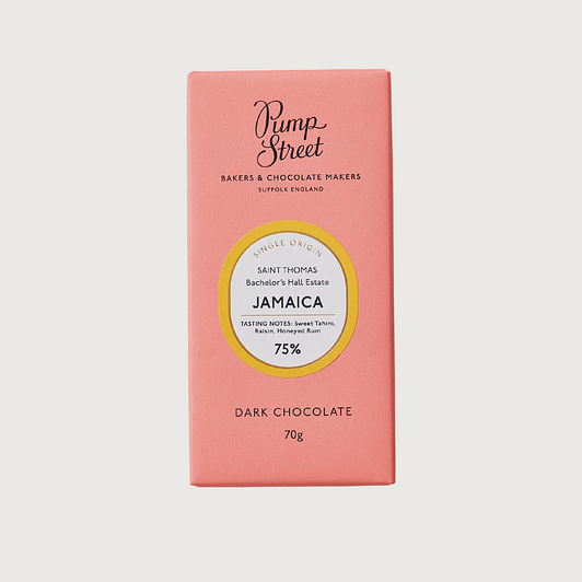 Pump Street Chocolate - Jamaica, Dark 75% (Carton of 10)