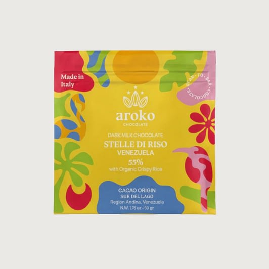 Aroko - Puffed Rice, Sur Del Lago, Venezuela, Dark Milk 55%