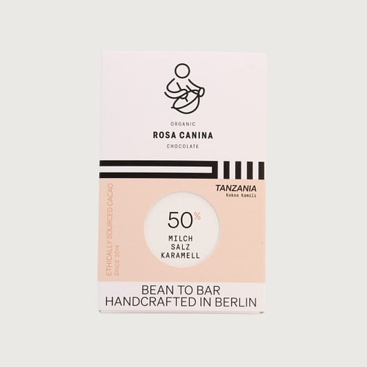 Rosa Canina - Salted Caramel, Kokoa Kamili, Tanzania Milk 50%