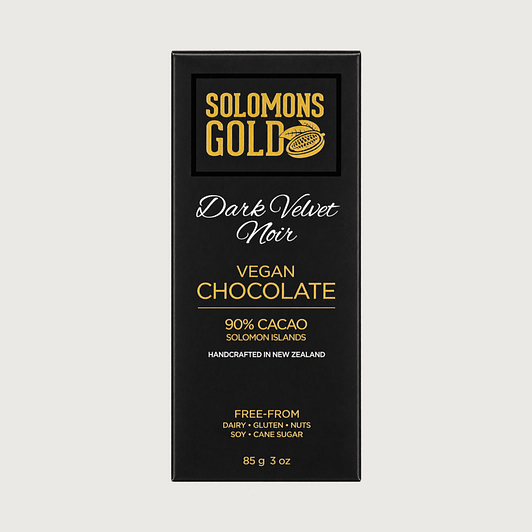 Solomon's Gold - Velvet Noir with Coconut Oil, Dark 90%