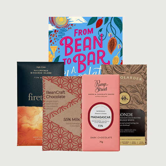 From Bean to Bar - A Chocolate Lover’s Guide to Britain - A Book & Bar Gift