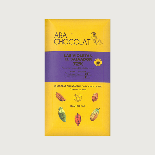 Ara Chocolat - Las Violetas, El Salvador, Dark 72%