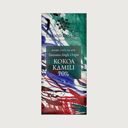 Choco Del Sol - Kokoa Kamili, Tanzania Dark 70%