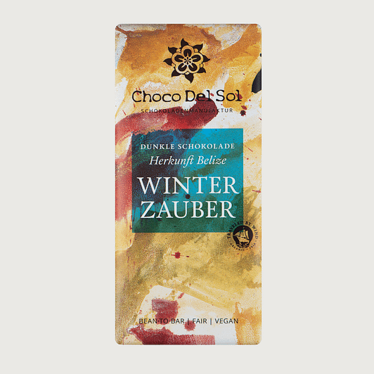 Choco Del Sol - Winterzauber, Dark 75% with Cinnamon & Candied Almonds
