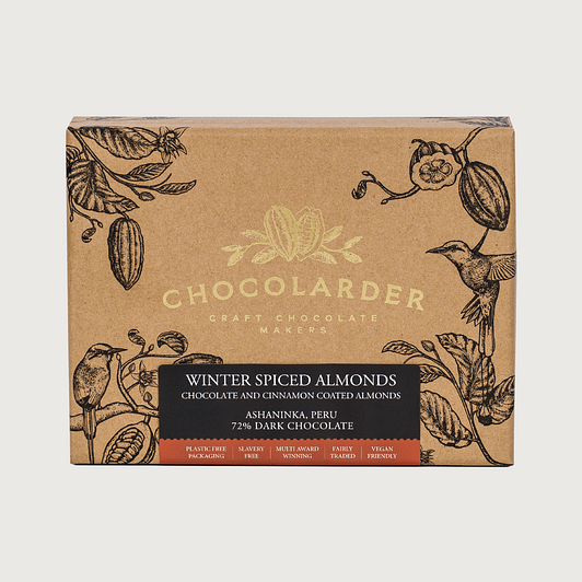 Chocolarder - Winter Spiced Almonds, Dark 72% (200g)