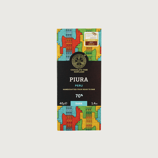 Chocolate Tree - Piura, Peru 70% Dark (40g Bar)