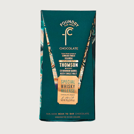 Foundry - Semuliki, Uganda, Thomson Whisky Ex-Bourbon Barrel Aged Single Malt, Dark 70%