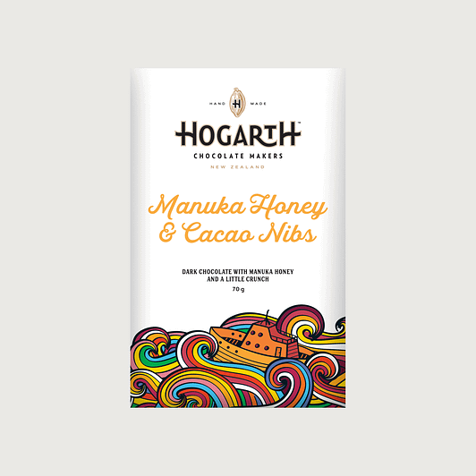 Hogarth - Gran Blanco, Peru 66% Dark with Manuka Honey (Carton of 10)