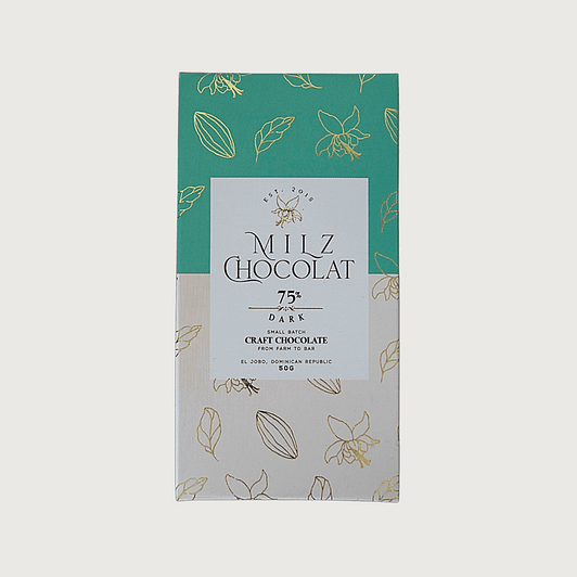 Milz Chocolat - El Jobo, Dominican Republic, Dark 75%
