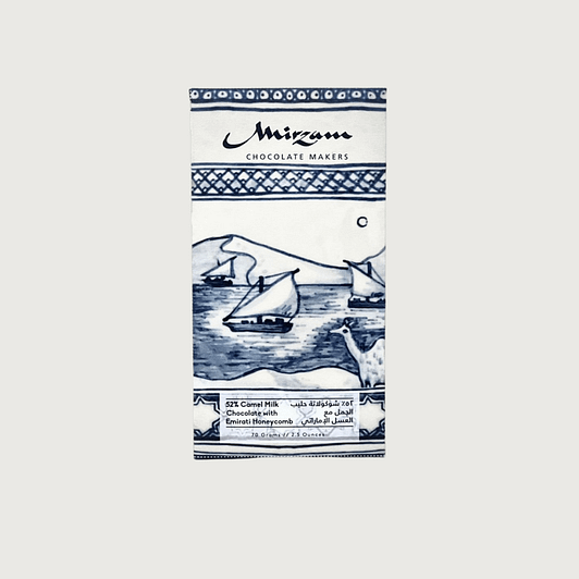 Mirzam - 52% Camel Milk Chocolate, Emirati Honeycomb