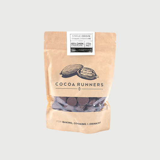 Original Beans Cooking Chocolate - Esmeraldas Ecuador Dark 62%, 230g