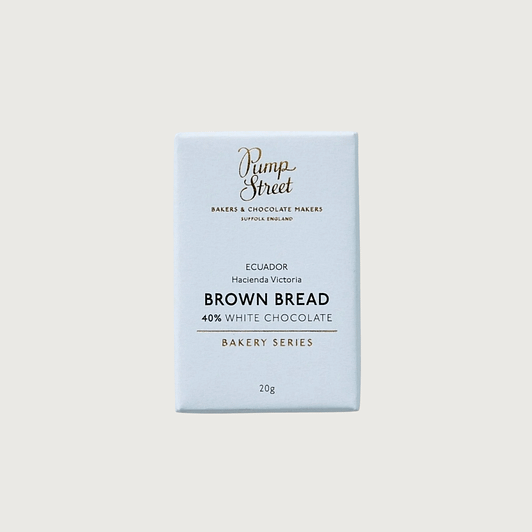 Pump Street Chocolate – Brown Bread, Ecuador White 40% Taster Bar