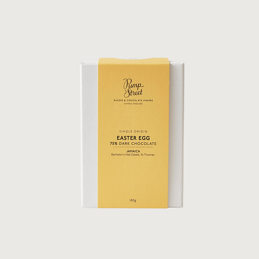 Pump Street Chocolate - Dark Chocolate Easter Egg, Jamaica 75%